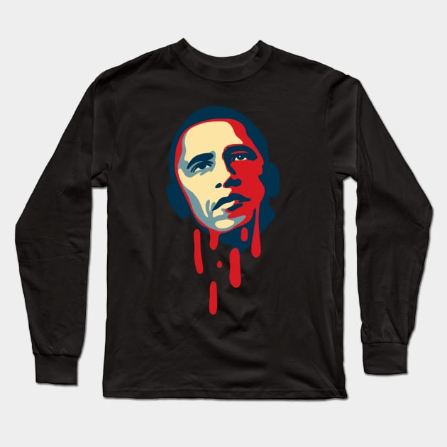 Melting Obama Long Sleeve T-Shirt by isstgeschichte